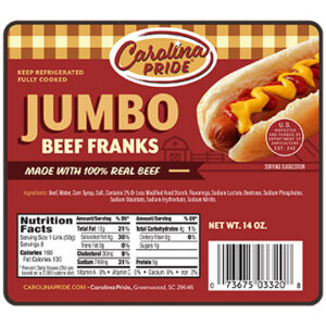 Jumbo Beef Franks