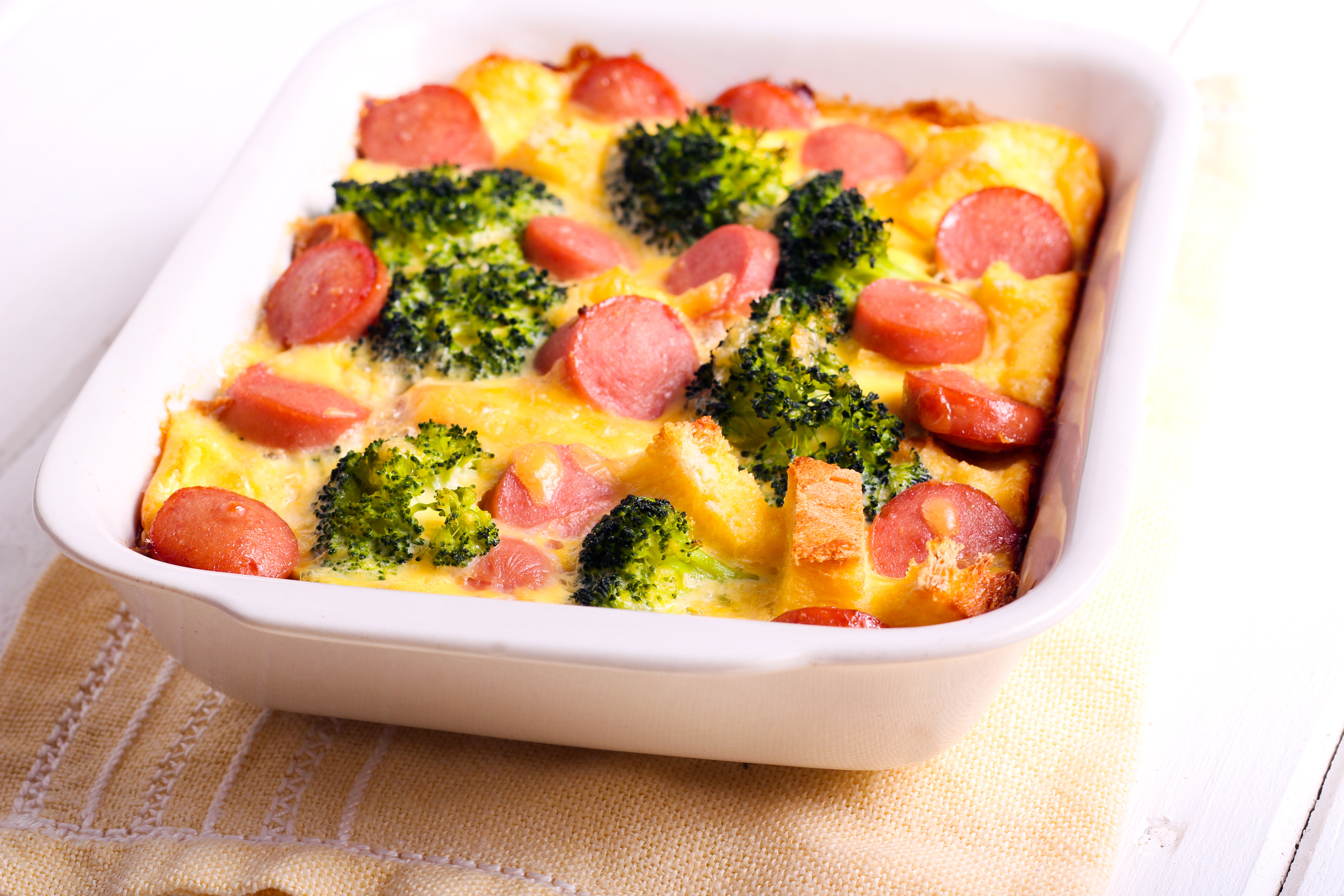 Broccoli, Cheese and Sausage Casserole Recipe
