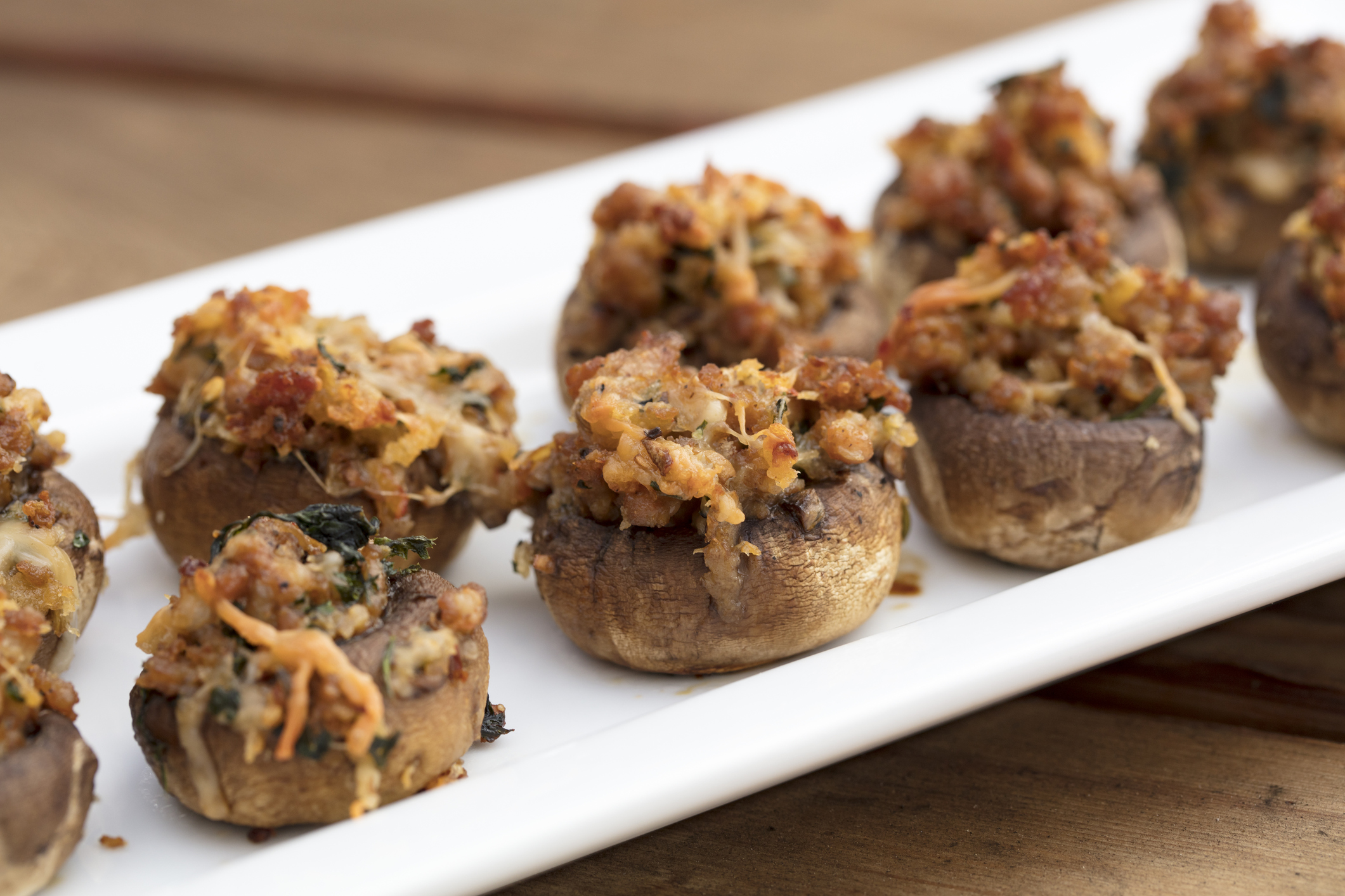 Sausage Stuffed Mushrooms