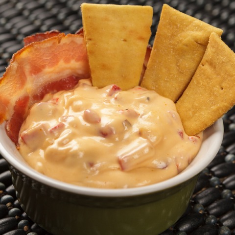 Hot Bacon Pimento Cheese Dip