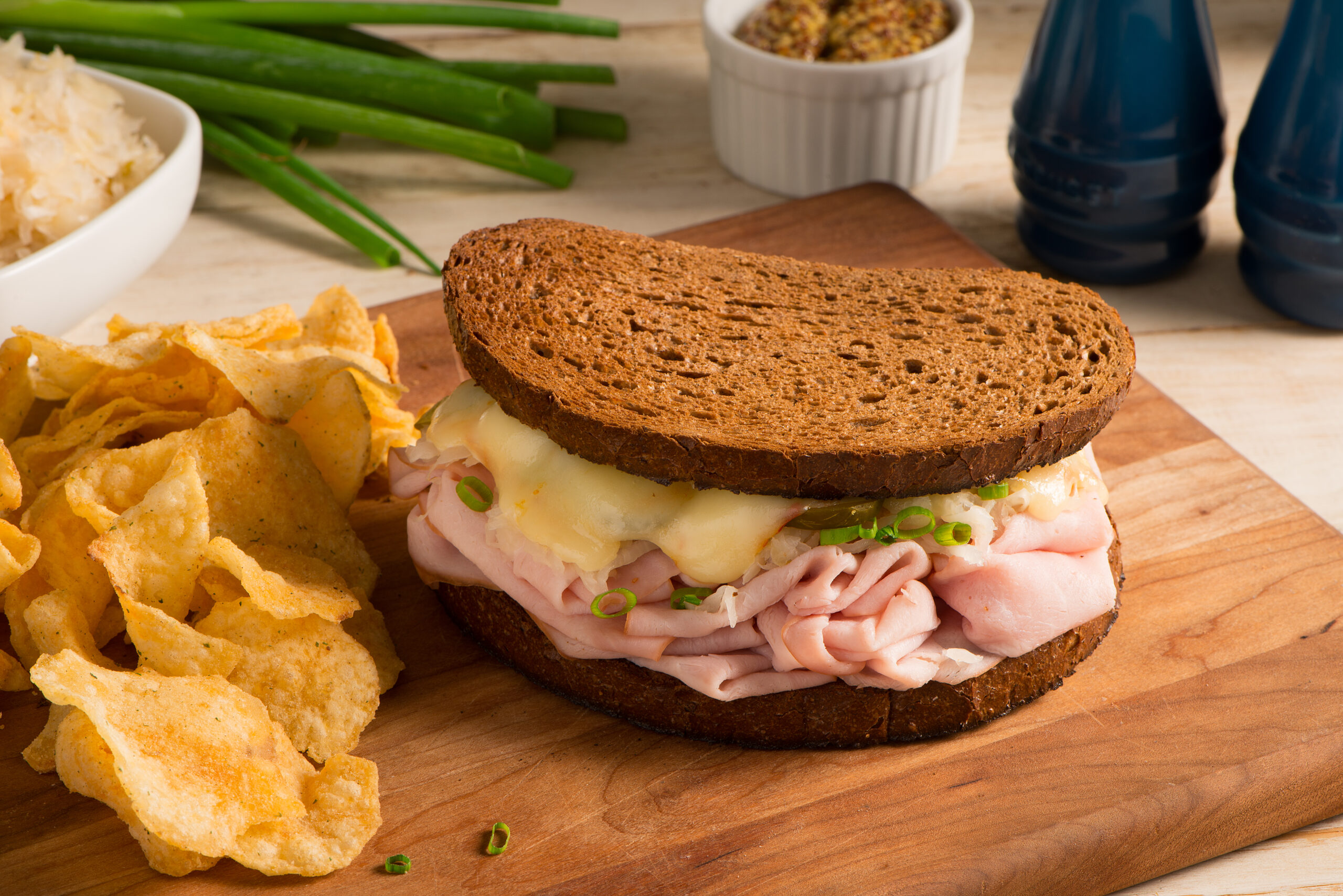 Hot German Ham Sandwich